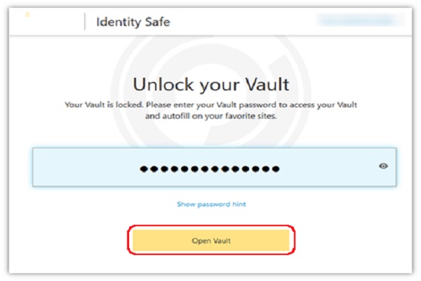 How-to-Open-Vault-from-the-Norton-Identity-Safe-Toolbar